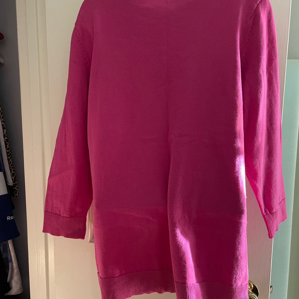 Caribbean Joe Pink 'Just Beachy' Sweater - Picture 2 of 3